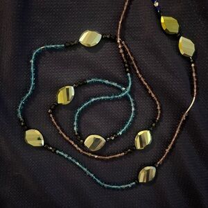 Handcrafted Green-Marron WaistBeads